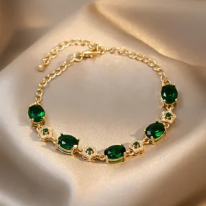 Luxury Green Crystal Bracelet