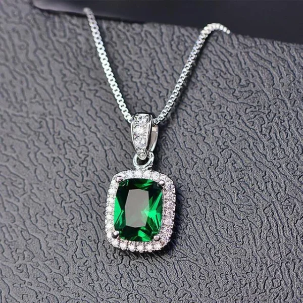 Cubic Zirconia Pendant Necklace - Image 5