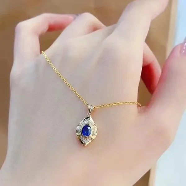 Gorgeous Gold Color Pendant Necklace - Image 2